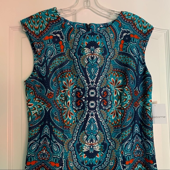 NWT printed bodycon dress - Picture 1 of 9